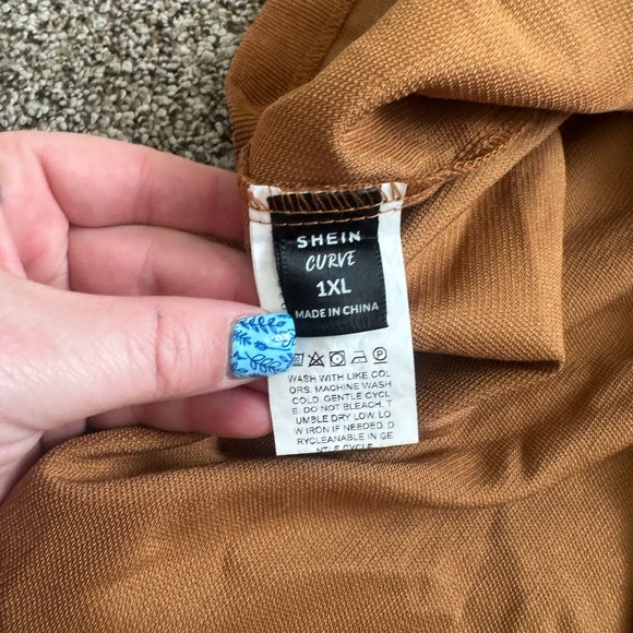 Corduroy Sleeveless Overall Style Zipper Dress - Picture 4 of 4